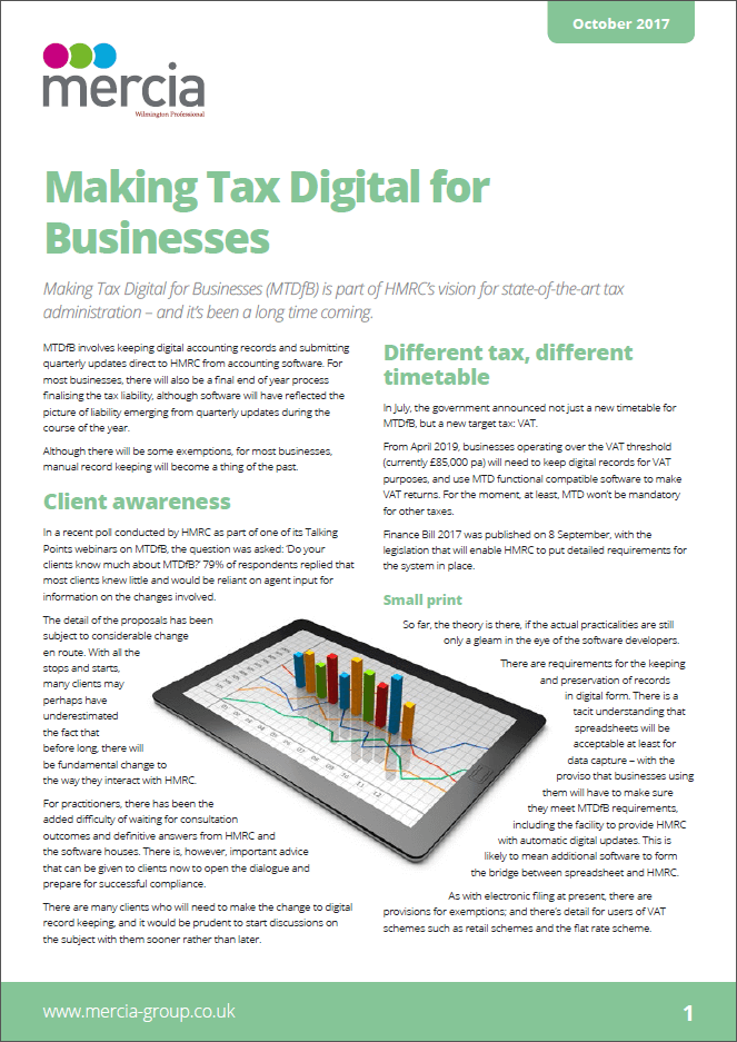 Making Tax Digital for Businesses thumbnail