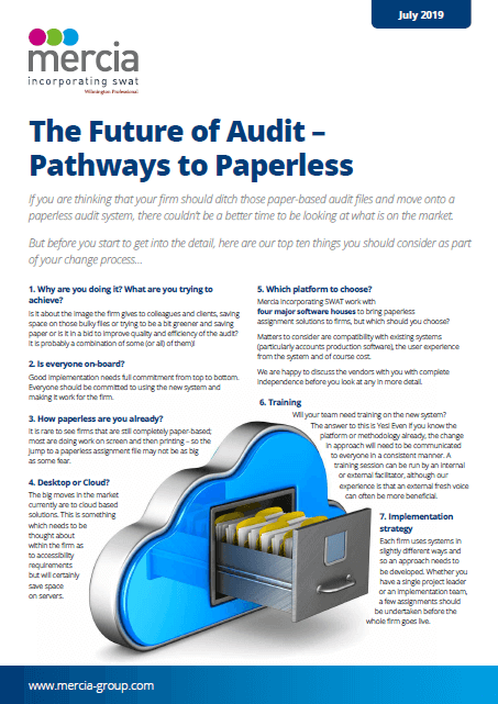 The Future of Audit – Pathways to Paperless thumbnail