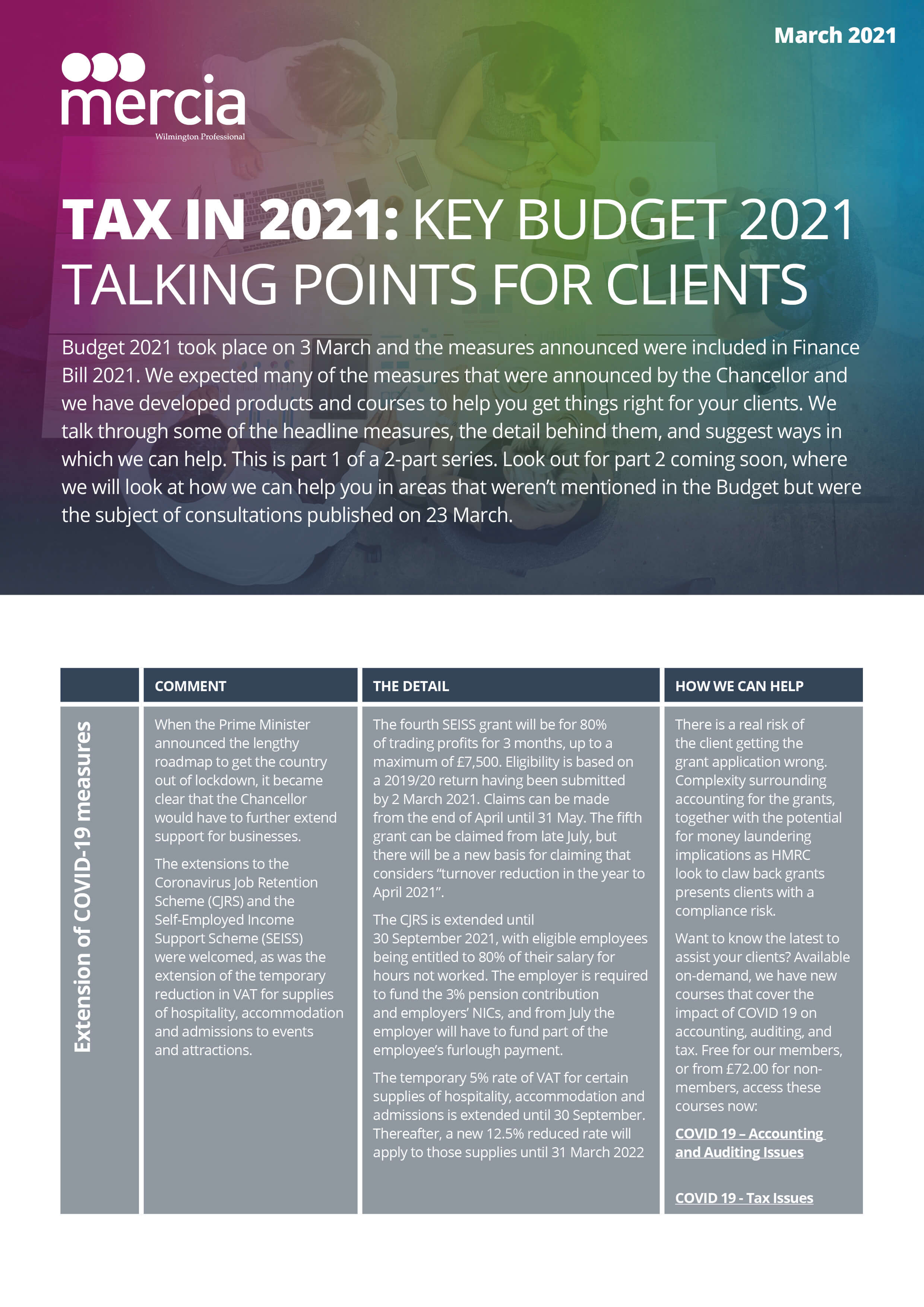 Tax in 2021: Key Budget 2021 Talking Points for Clients thumbnail